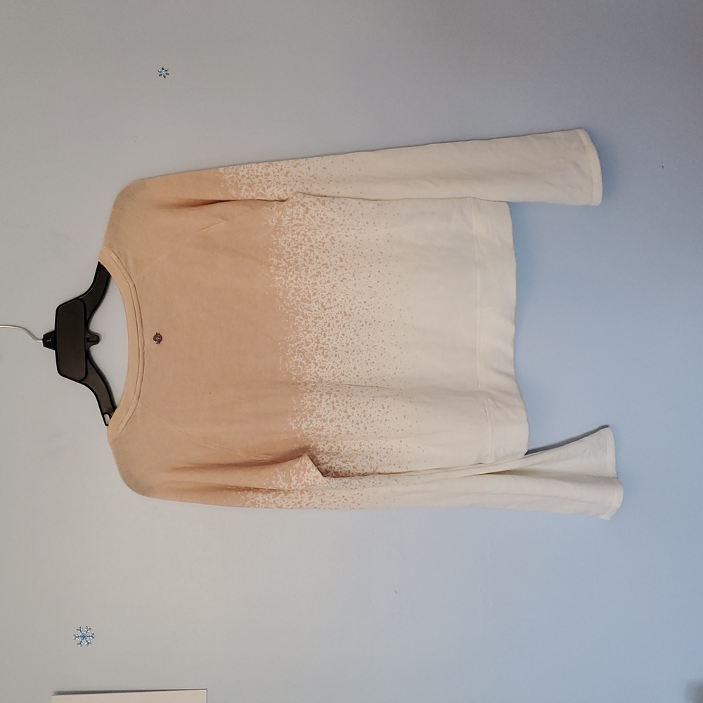 Calia by Carrie Pink and White Ombre Shirt, Size S - Picture 3 of 8